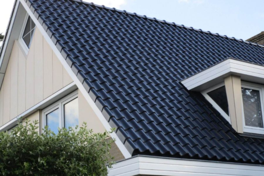Woning met een pannendak