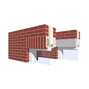 Baksteenlatei voorgespannen 1250x120x60mm - Bouwvoordeel