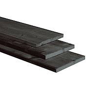 HV Vuren Plank 25x195x5000 mm zwart gedompeld - Bouwvoordeel