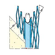 Stuc hoekprofiel 10mm verzinkt L=2600mm (1005H) - Bouwvoordeel