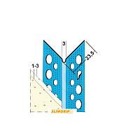 Stuc hoekprofiel 1-3mm verzinkt L=2600mm (SG1030) - Bouwvoordeel