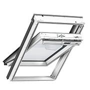 Velux tuimelvenster, wit kunststof, veiligheidsglas, GGU CK02 0070 (55x78 cm)  - Bouwvoordeel