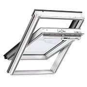 Velux tuimelvenster, wit afgelakt, veiligheidsglas, GGL CK02 2070 (55x78 cm)   - Bouwvoordeel