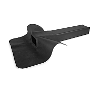 BossCover HWA stadsuitloop PE 60x80 mm met EPDM flap 90 gr. L=300 mm - Bouwvoordeel