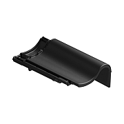 Monier De Nieuwe Hollander Plus edelzwart vol donker gevelpan rechts