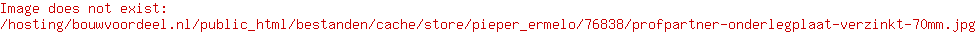 Profpartner Onderlegplaat verzinkt 70mm - 246494
