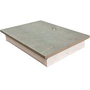 Berg Vloerluik 22 mm verzonken luikring en neopreenband 795x495 mm Rc=3,5 - Bouwvoordeel