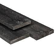 HV Douglas Plank 2,2x20x500 cm fijnbezaagd zwart gespoten - Bouwvoordeel