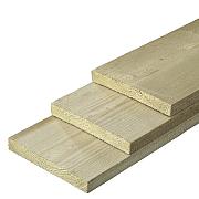 Geimpregneerde Tuinplank 22x200x4800 mm fijnbezaagd - Bouwvoordeel