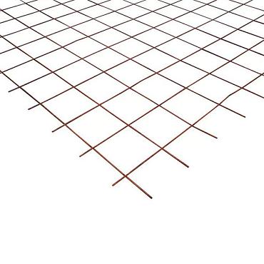 Bouwstaalmat roest 3x2 m 75x75x6 mm - Bouwvoordeel