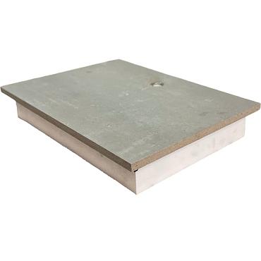 Berg Vloerluik 22 mm verzonken luikring en neopreenband 795x595 mm Rc=3,5 - Bouwvoordeel