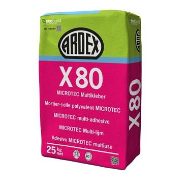Ardex X80 Microtec flexlijm wand & vloer 25 kg - Bouwvoordeel
