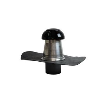 BossCover Ontluchtings dakdoorvoer alu/kunststof zelfklevend 125mm - Bouwvoordeel