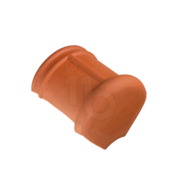 Monier Halfronde Topgevelbeginvorst natuurrood - Bouwvoordeel