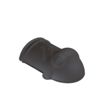 Monier Halfronde Hoekkeperbeginvorst blauw gesmoord - Bouwvoordeel