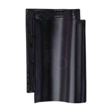 Monier De Nieuwe Hollander-V Dakpan edelzwart vol donker - Bouwvoordeel