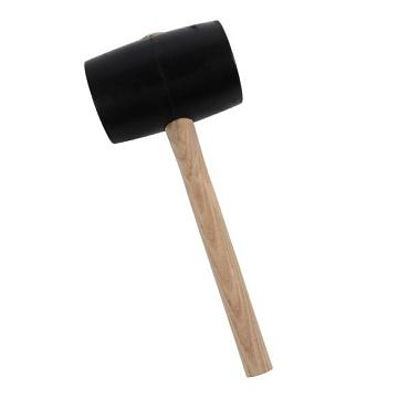 Talen Tools Rubber hamer essenhout - Bouwvoordeel