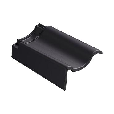 Monier De Nieuwe Hollander Plus grafietgrijs gevelpan links