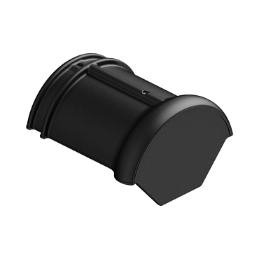 Monier Edelzwart vol donker halfronde beginvorst type Plus