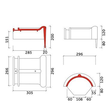 Type Plus Halfronde Beginvorst Grafietgrijs