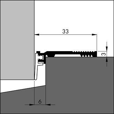 Ellen Slijtdorpelstrip ANB 6 AR 100 cm | Bouwvoordeel