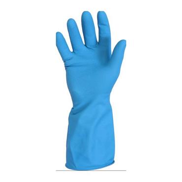 Huishoud Handschoen Latex Blauw Xl
