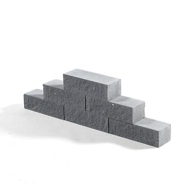 Kalkzandsteen Breuk WF 102x214x54 Antraciet Kop/Strek - Bouwvoordeel
