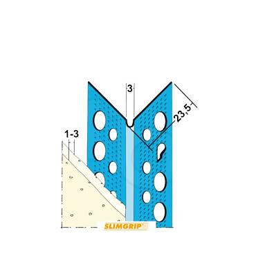 Stuc hoekprofiel 1-3mm verzinkt L=2600mm (SG1030) - Bouwvoordeel