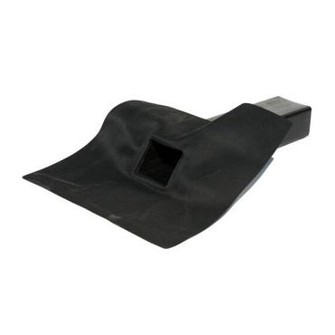 BossCover HWA stadsuitloop PE 60x80 mm met EPDM flap 45 gr. L=300 mm - Bouwvoordeel