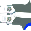 ERDI Blikschaar universeel hefboomoverbrenging links 260 mm - 556878 - Bouwvoordeel