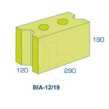 BIA Grindbetonblok 12/19 VW 290x120x190 mm - Bouwvoordeel