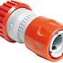 Snelkoppeling met stop en slanghouder diam, 18-23 mm PVC