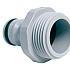 Talen Tools Kraannippel met uitwendige draad 3/4 inch PVC - Bouwvoordeel