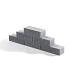 Kalkzandsteen Breuk WF 102x214x54 Antraciet Kop/Strek - Bouwvoordeel