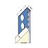 Afsluitprofiel profiel 10mm RVS L= 3000mm (2180) - Bouwvoordeel
