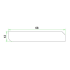 Hardhout plint 12x68x4900mm gevingerlast 4 zijdig wit gegrond - Bouwvoordeel